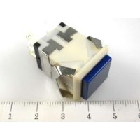Кнопка PSW-10 Blue с фиксацией без подсветки