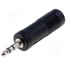 AC-005 перехідник 6,35мм Jack socket/3,5мм Jack plug стерео