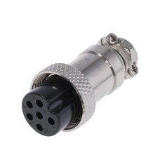Роз'єм GX16-6 MIC326 Штекер для мікрофона 6pin, на кабель