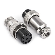Роз'єм GX16-8 MIC328 Штекер для мікрофона 8pin, на кабель