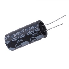 1000uF 100V ECR 18x41mm ECR102M2AB-Hitano електролітичний конденсатор