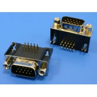 DHR-15M (DS1038-15M) (D-SUB вилка на плату) CONNFLY