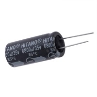 Електролітичний конденсатор 6800uF 35V ECR 18x41mm (ECR682M35B-Hitano