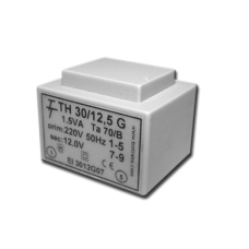 Трансформатор залитий 1,8VA, 2х24 V, TH30/12G 2*24V код EI 3012G 20 Тортранс