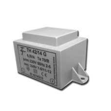 Трансформатор залитий 5,5VA, 12 V, TH42/14G 12V код EI 4214G 07 Тортранс