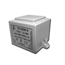 Трансформатор залитий 7,5VA, 2x9 V, TH42/20G 2*9V код EI 4220G 15 Тортранс