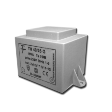 Трансформатор залитий 16VA, 15 V, TH48/25G 15V код EI 4825G 08 Тортранс