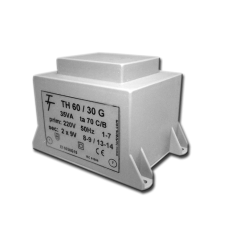 Трансформатор залитий 35VA, 2х12 V, TH60/30G 2*12V код EI 6030G 17 Тортранс