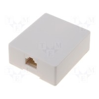 RJ45GN накладная телефонная розетка RJ45 8P8C