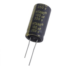100uF 350V EXR 18x36mm low imp. EXR101M2VB-Hitano електролітичний конденсатор низькоімпедансний