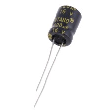 220uF 16V EXR 8x12mm low imp. EXR221M16B-Hitano електролітичний конденсатор низькоімпедансний