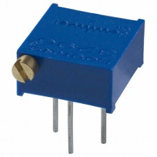 20 Ohm 3296P-1-200-Bourns потенціометр настроювальний вивідний, регулювання збоку; 9,53х10,03х4,83мм
