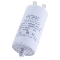 12uF 425VAC ±5% 36x70mm болт, з клемами 6.3 mm 4.16.10.17.64 Ducati конденсатор пусковий