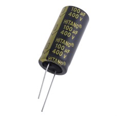 100uF 400V EXR 18x41mm low imp. EXR101M2GB-Hitano електролітичний конденсатор низькоімпедансний