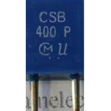 CSB400 Resonator:ceramic; 400kHz; Mounting:THT; керамічний резонатор