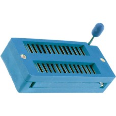 ELK62800 Socket:DIL; ZIF; PIN:28; 15.24mm; demountable; Mounting:THT; 100mA