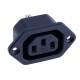 Гніздо живлення 2108CQ AC IEC 60320 C13 (F) 