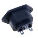 Гніздо живлення 2108CQ AC IEC 60320 C13 (F) 