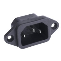 Гнездо питания KS101 AC IEC 60320 C14 (F) 