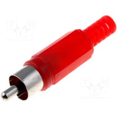 CC-006R RCA-вилка "тато" червоний