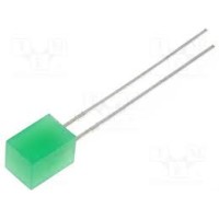 Светодиод 5x5mm зеленый 146 ° (LL-553GD-Lucky Light)