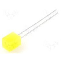 Світлодіод 5x5mm жовтий 146 ° (LL-553YD-Lucky Light)