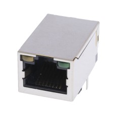 Розетка RJ45 з транформатором і світлодіодами RJ45-TRAFO-LT