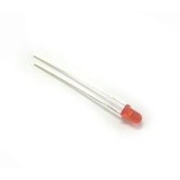 Світлодіод 3mm червоний 625nm, 60 ° (L-934LID-Kingbright)