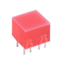 Светодиод квадратный красный 625nm (L-875,4IDT-Kingbright)