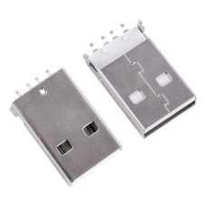 Вилка USBA SMD PLUG KLS1-180B-W