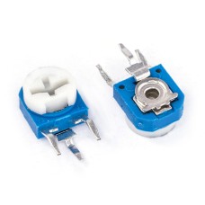 100 Ohm SF063-100R потенціометр вивідний, регулювання збоку; крок 5х2,5