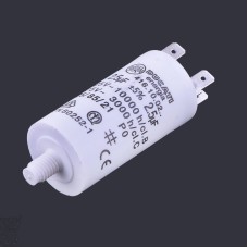 2,5uF 425VAC ±5% D28x55mm, з клемами 4.16.10.02.64 Ducati конденсатор пусковий