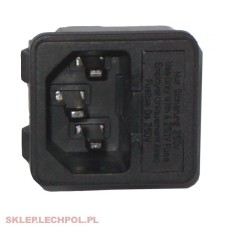 Гнездо питания AC 3PIN на комп. корпусЗапобіжник WTY0121