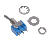 Тумблер MTS-102 3 контакты, два положения (250V 3A), на блок