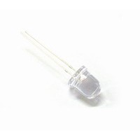 Світлодіод 8mm білий, суперяскравий 5500K-7000K 20 ° (GNL-8003UWC G-Nor)