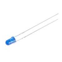 Светодиод 3mm синий 470nm, 30 ° (GNL-3014UBD-TL G-Nor)