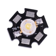 Світлодіод 1W, білий теплий HPB8-49KYWB/PCB Huey Jann