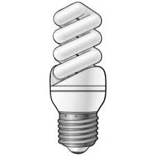 Лампа EL енергозберігаюча ELM 20W E27 4000K H-SPIRAL ES-16 T2