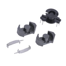 RM5 комплект ферит 3С90 2шт без зазору; каркас вертикальний 6pin; 2 скоби Li Tone