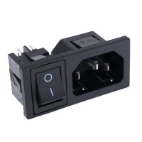 KLS1-AS-303-3 (розетка питания AC с выключателем)