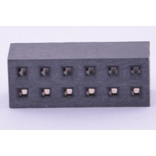 PBD2-12 KLS1-208B-4.3-2-12-S гнізда на плату, 2х6, 2,00 мм