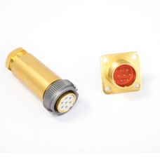 KLS15-RCS01-PC7 T/B роз'єм 7 конт., М12, вилка на кабель гніздо блочне