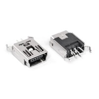 Mini USB,M-1J вертикальний монтаж (KLS1-229-5FC)