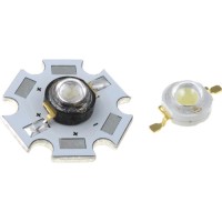 Светодиод 1W, белый теплый HPD8-49KYWGB,WPCB Huey Jann