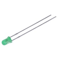 Светодиод 3mm зеленый (L-132XGD) Kingbright