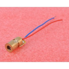 Mini 650nm 6mm 5V 5mW Laser Dot Diode Module Head WL Red лазерний світлодіод