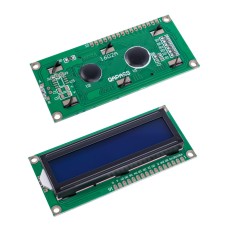 1602A 16x2 Character LCD Display синє підсвічування на контролері HD44780