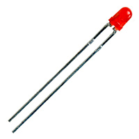 Светодиод 3mm красный 660nm, 60 ° (L-934SRD,D-Kingbright)