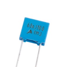 MEB 68nF 100VDC J/-5%, P,5mm, 7,2x6,5x2,5mm MEB683J2AB-Hitano