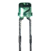 Світлодіод 3mm зелений 568nm, 130 ° (L-1334GT-Kingbright)